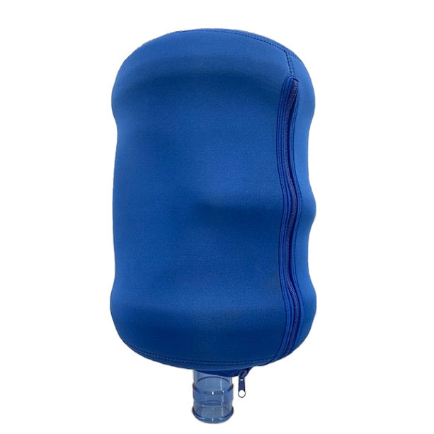 Zip Up Neoprene Bottle Cover - Blue